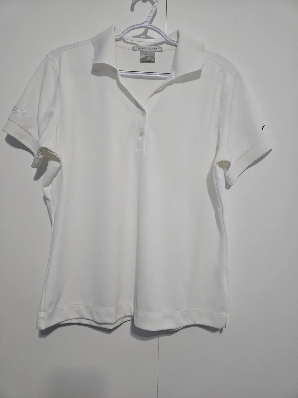 Nike Women’s White Polo Button-Down‎ Shirt